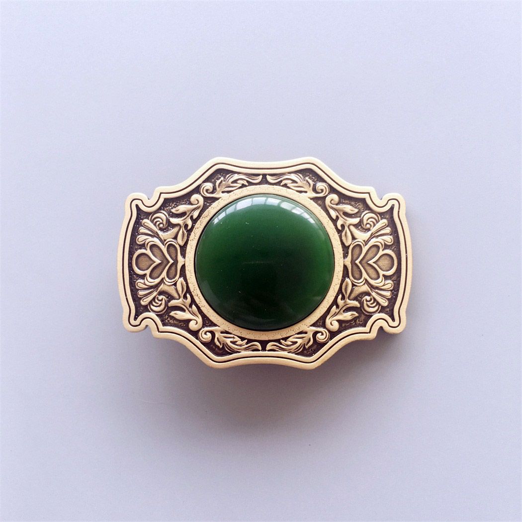 Enamel SouthWest Western Solid Brass Belt Buckle