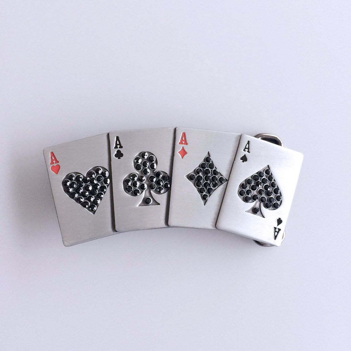 Black Rhinestones Bling Belt Buckle