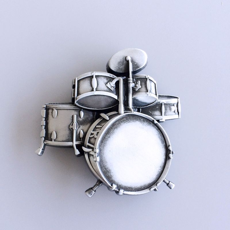 Vintage Style Cut Out Music Belt Buckle BUCKLE-MU011AS
