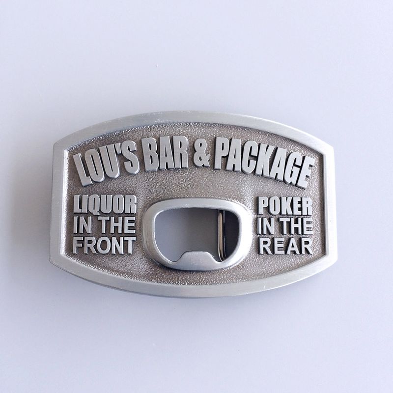 Vintage Bar Beer Bottle Opener Belt Buckle BUCKLE-OC014AS