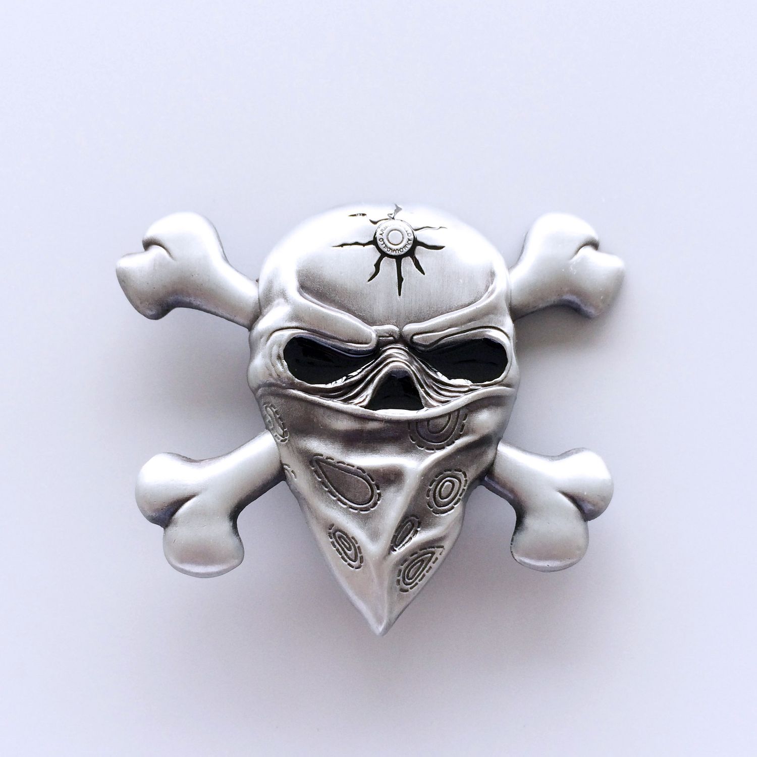 Vintage Skull Masks Cut Out Belt Buckle BUCKLE-SK043