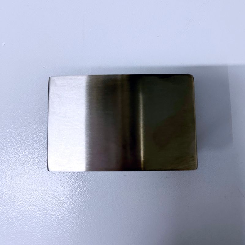 1.58 inches 40 mm Stainless Steel Rectangle Blank Belt Buckle, Large, BUCKLE-SS003