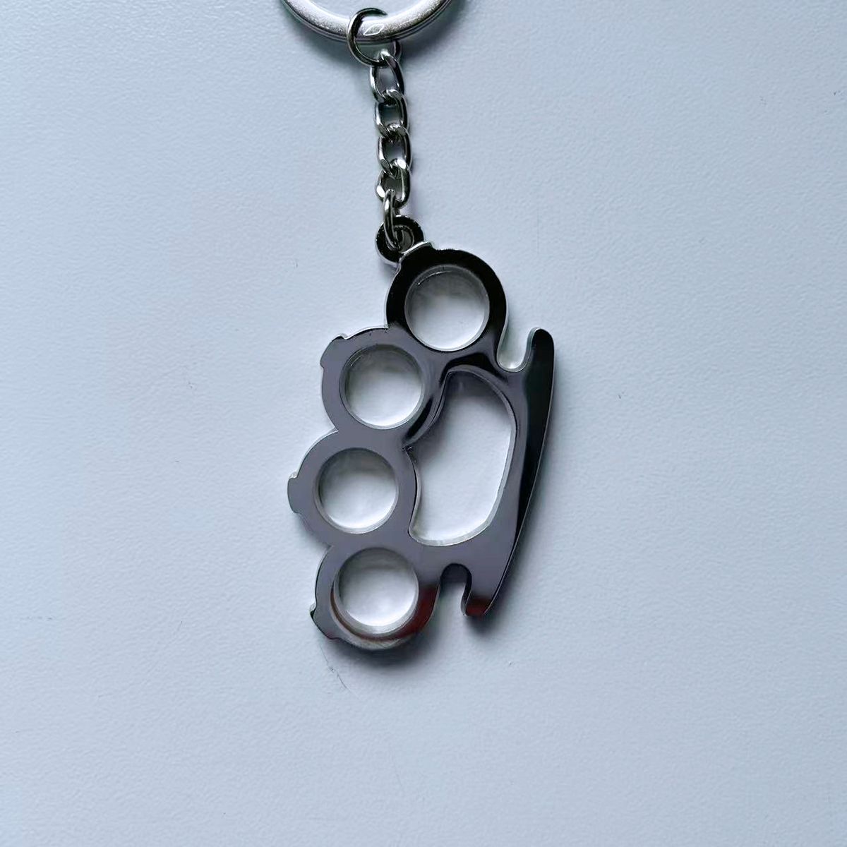 Four Rings Heavy Metal Pendant Charm Key Ring Key Chain KEYRING-001