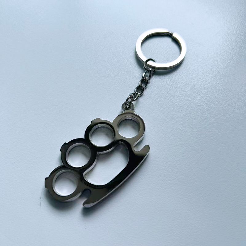 Four Rings Heavy Metal Pendant Charm Key Ring Key Chain KEYRING-001