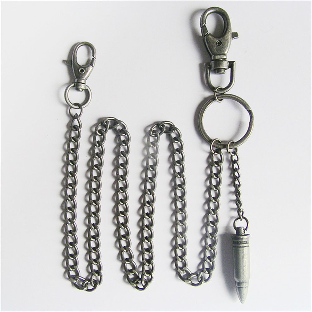 Cut Out Bullet Shape Jeans Waist Wallet Key Chain