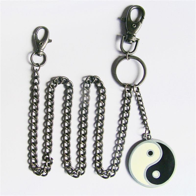 Yin Yang Taiji Jeans Waist Wallet Key Chain WALLETCHAIN-T051