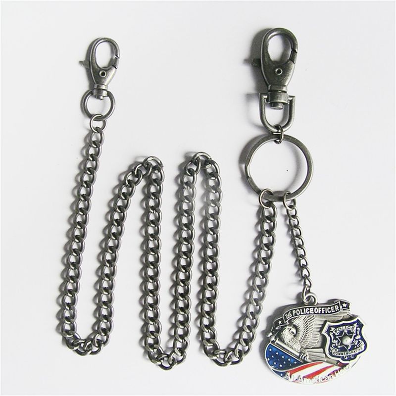 American Hero Police Jeans Waist Wallet Key Chain WALLETCHAIN-3D045