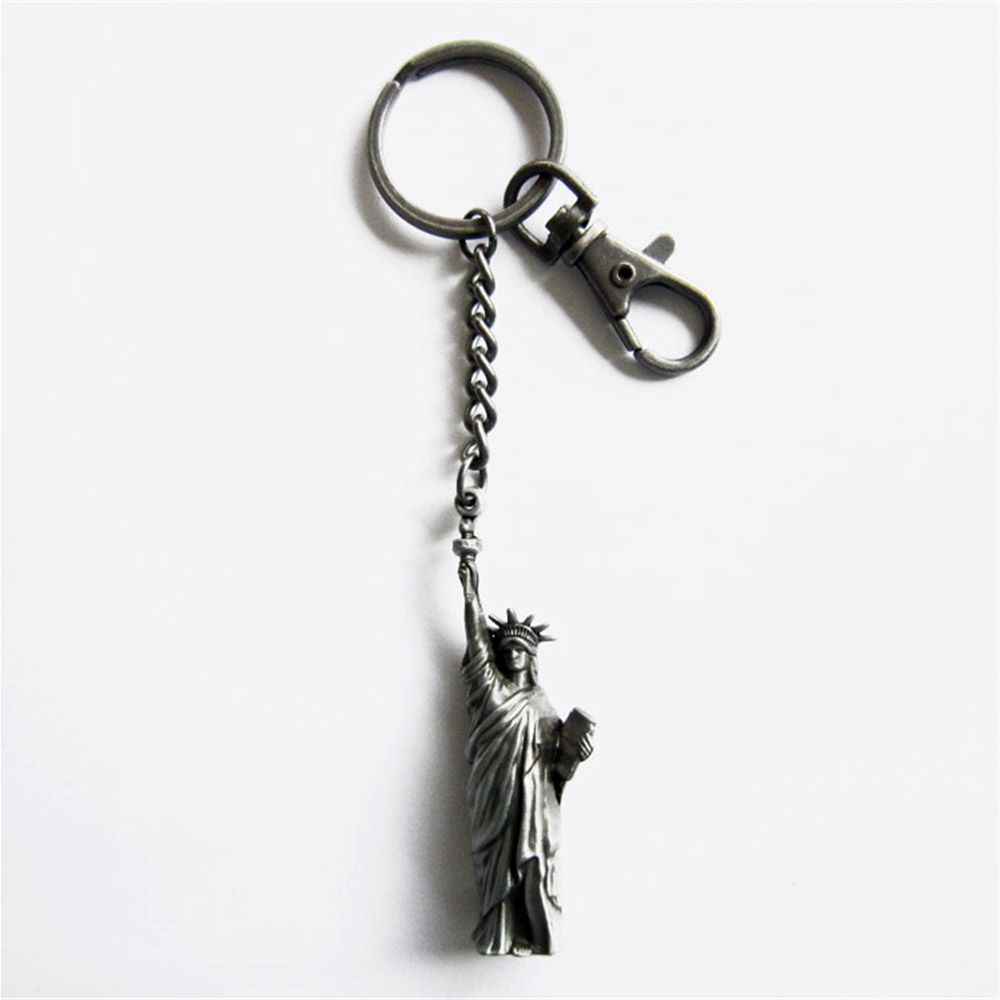 Vintage Metal Biker Rider Key Ring Key Chain KEYRING-3D037