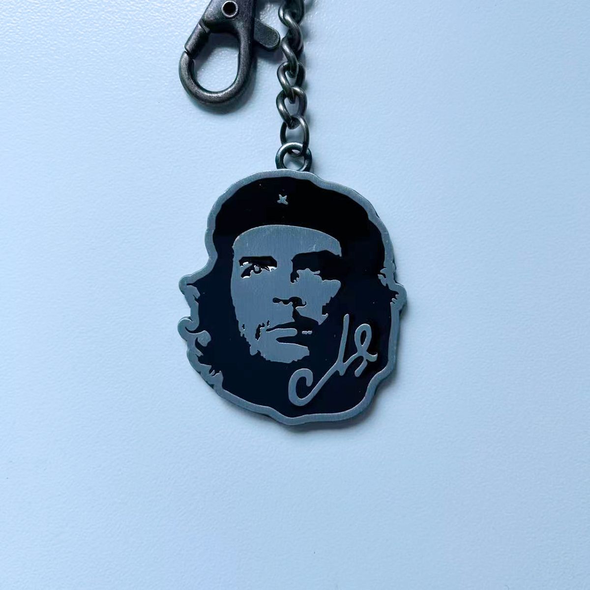 Vintage Double Faces Hero Metal Pendant Charm Key Ring Key Chain KEYRING-T078