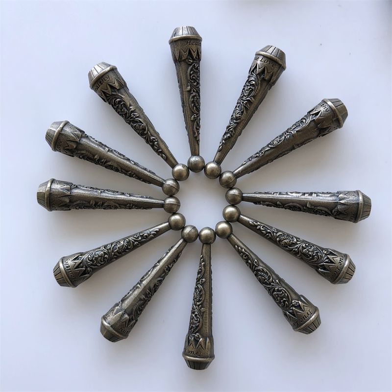 New Antique Bronze Brushed Plated Bolo Tips 50 pcs Per Bid