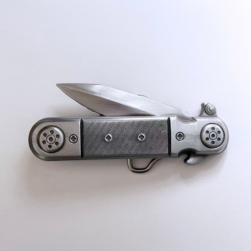 Antique Brushed Silver Sculpting Shape 3D Belt Buckle Gurtelschnalle Boucle de ceinture BUCKLE-GU036AS