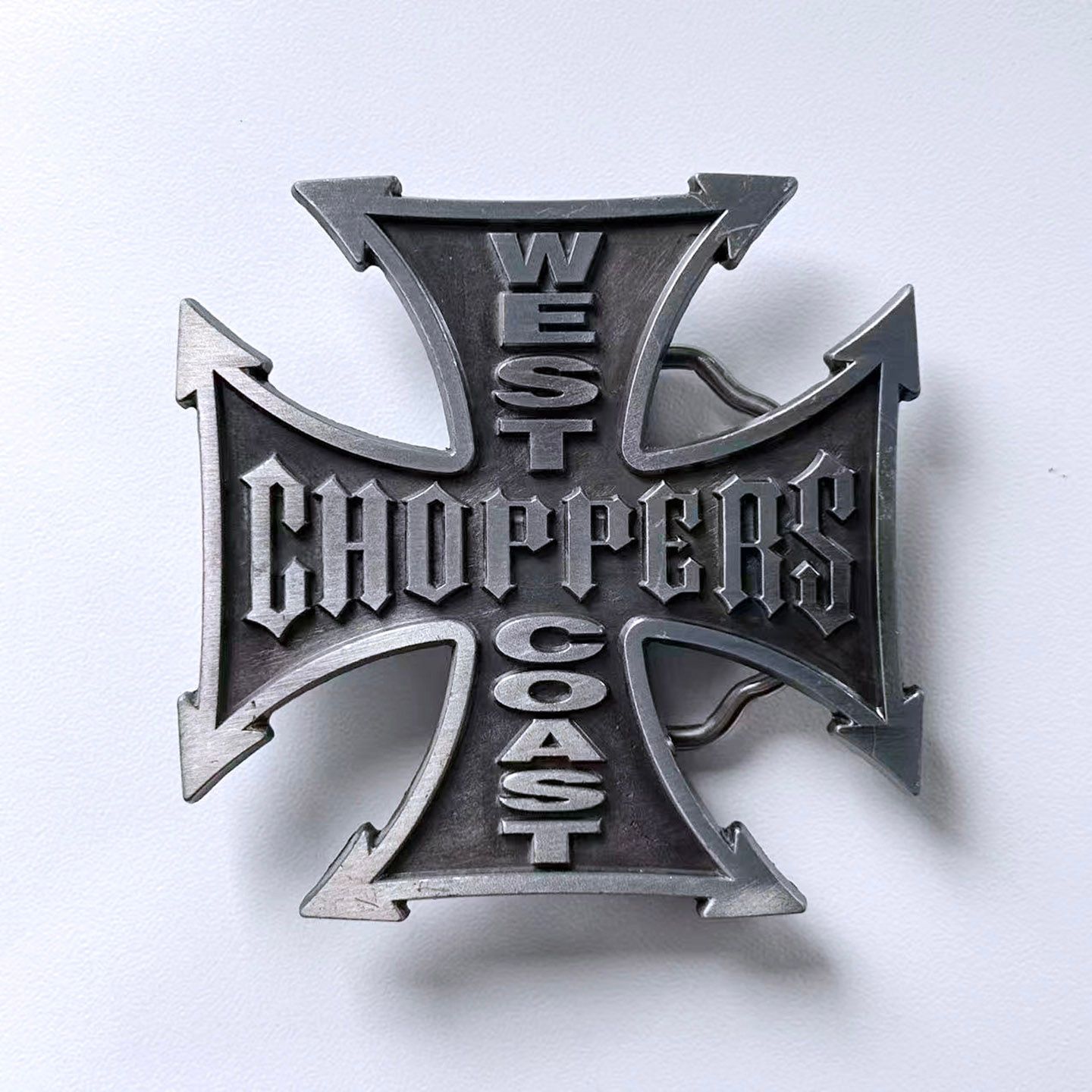 New Vintage Letter Belt Buckle BUCKLE-OC013AS With Black or Without Enamel Choice