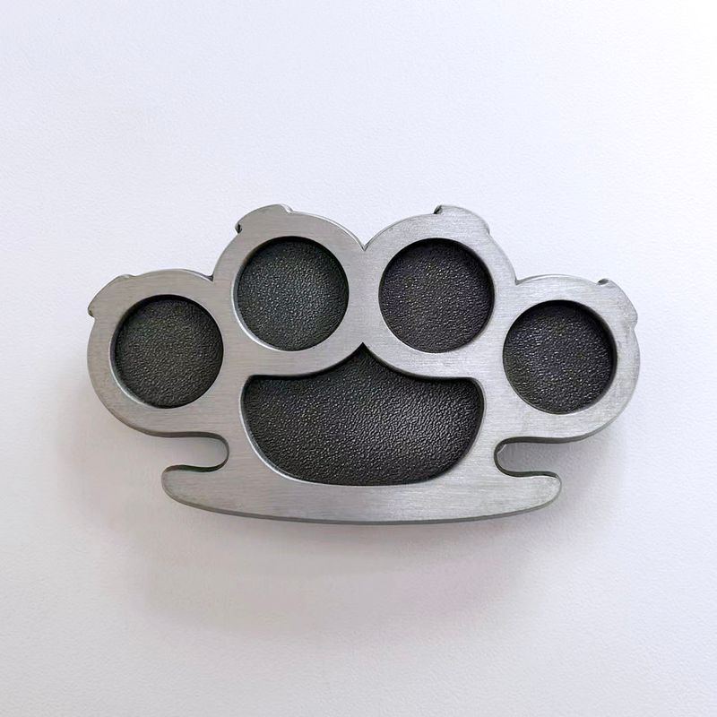 Antique Brushed Silver 3D Cut Out Belt Buckle Gurtelschnalle Boucle de ceinture BUCKLE-GU031AS