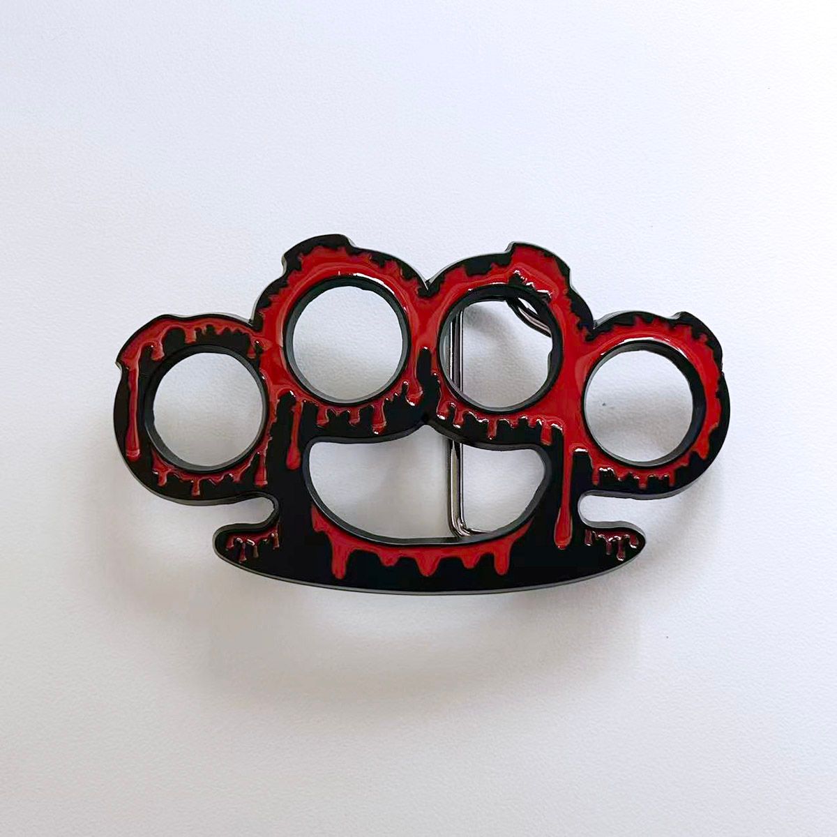 Enamel Four Rings 3D Belt Buckle Gurtelschnalle Boucle de ceinture BUCKLE-GU037
