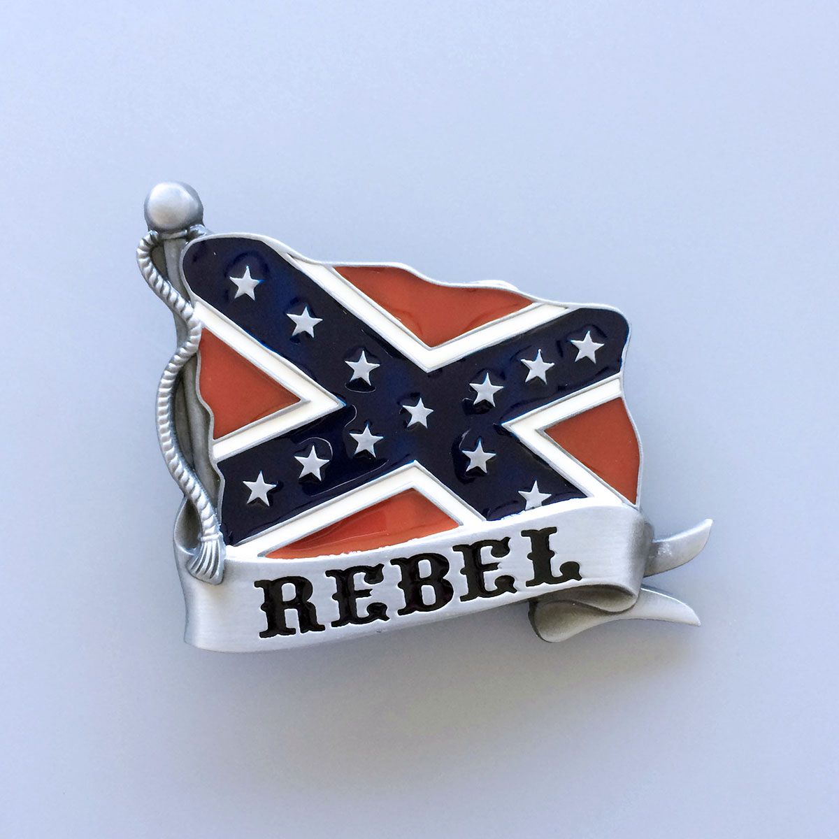 Western Star Flag Banner Belt Buckle Gurtelschnalle Boucle de ceinture WT006