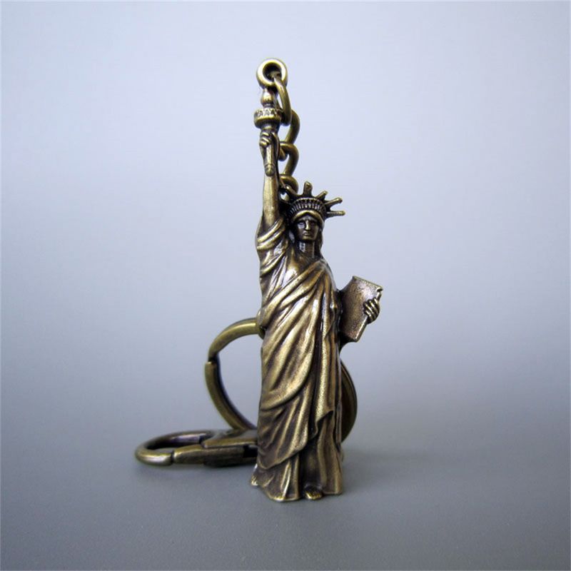 Vintage Bronze Plated 3D Metal Key Ring Key Chain KEYRING-3D037AB