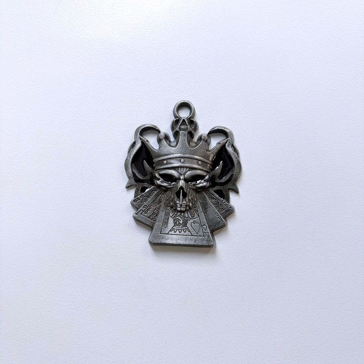 New Vintage Emo Skull Metal Pendant Charm
