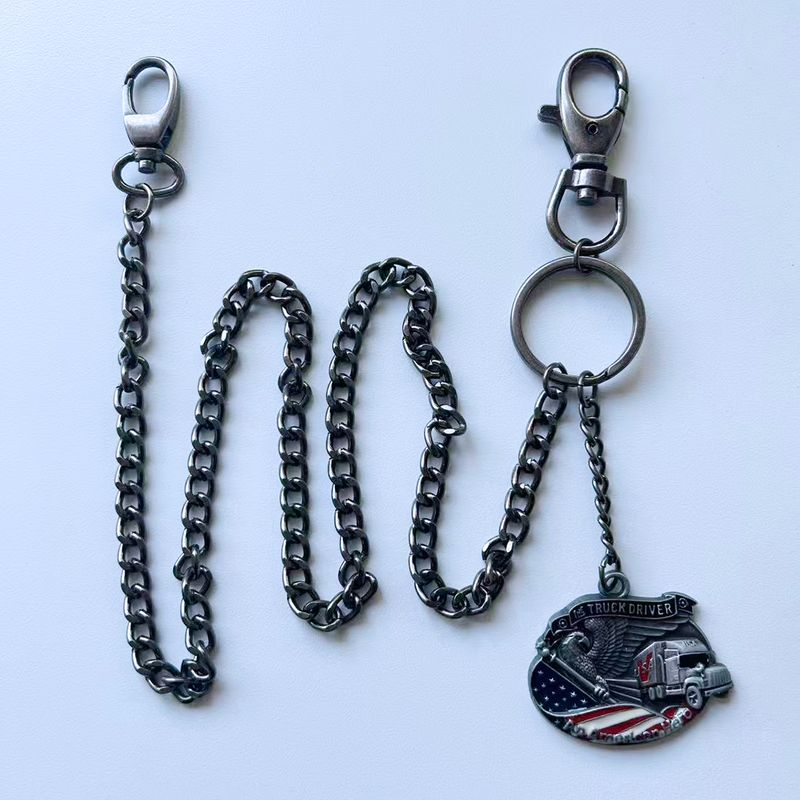 Hero Truck Driver Jeans Waist Wallet Key Chain WALLETCHAIN-3D041