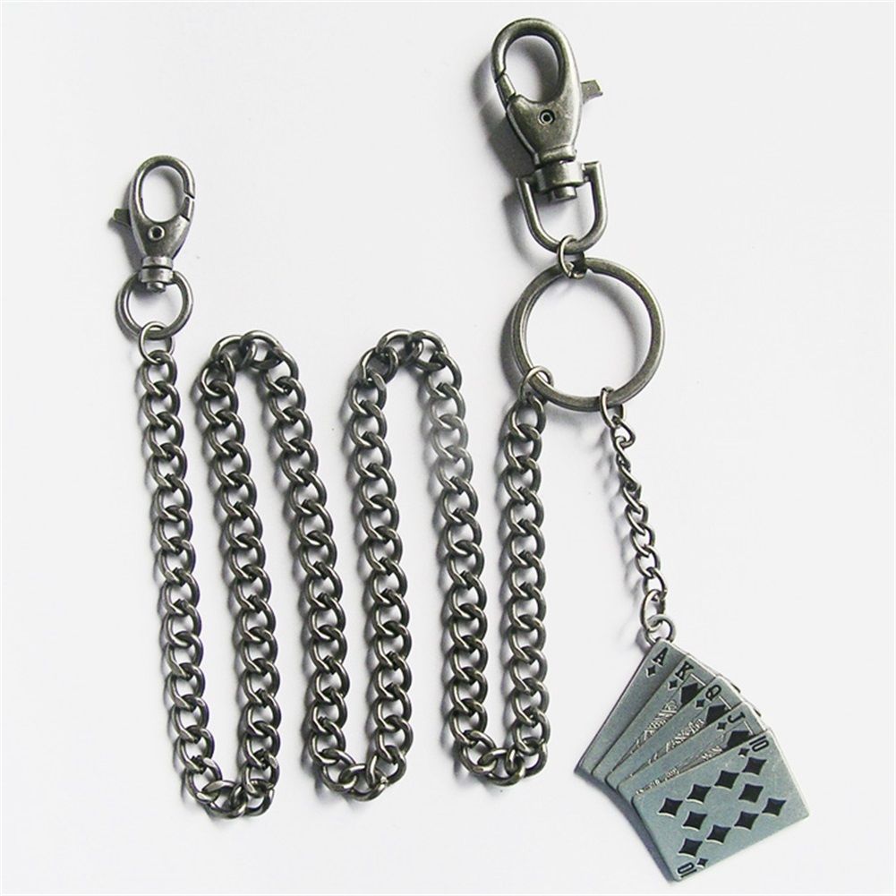 Wallet chain (Royal Flush Poker Cards Jeans Waist Wallet Key Chain)
