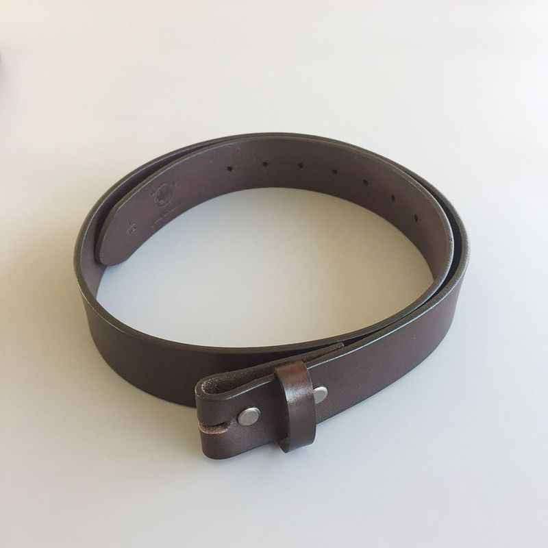 Dark Coffee Color Genuine Leather Belt Solid Real Leather Belt Screws On Belt Gurtel BELT1-014BW