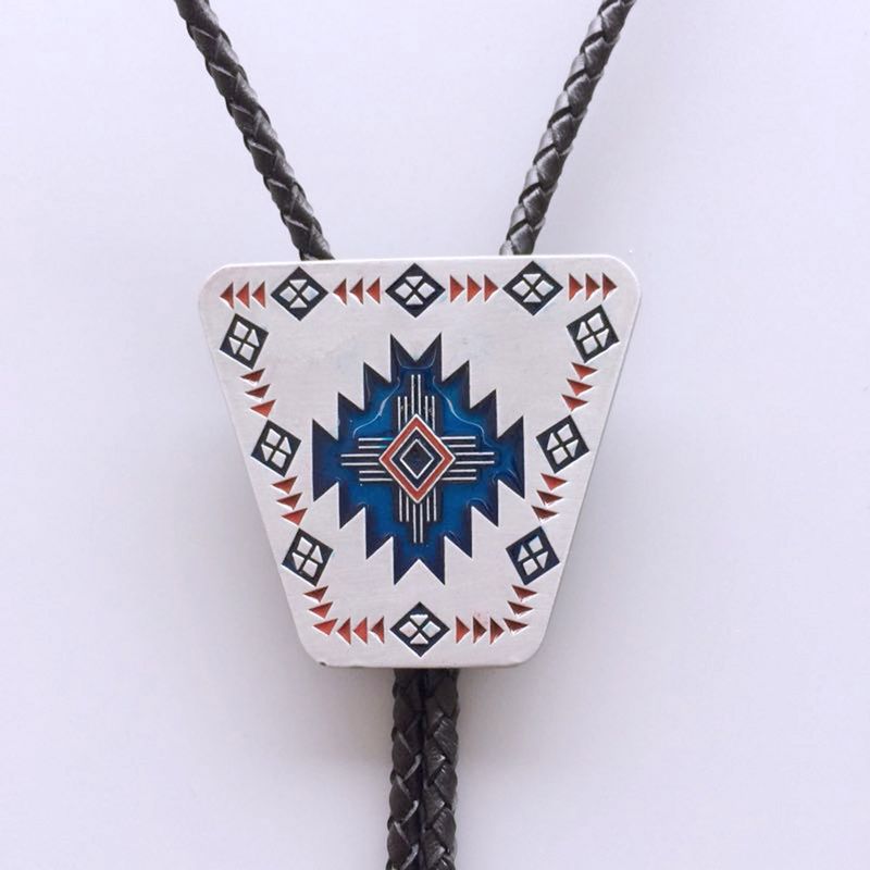 Western Tie Clips Bolo Tie For Men American Southwest Western Bolo Tie also Stock in the US BOLOTIE-003