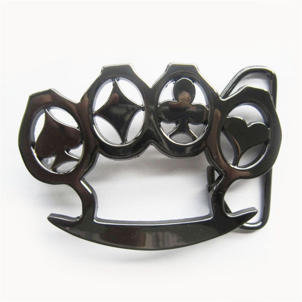 Hemetite Color Casino Game Belt Buckle