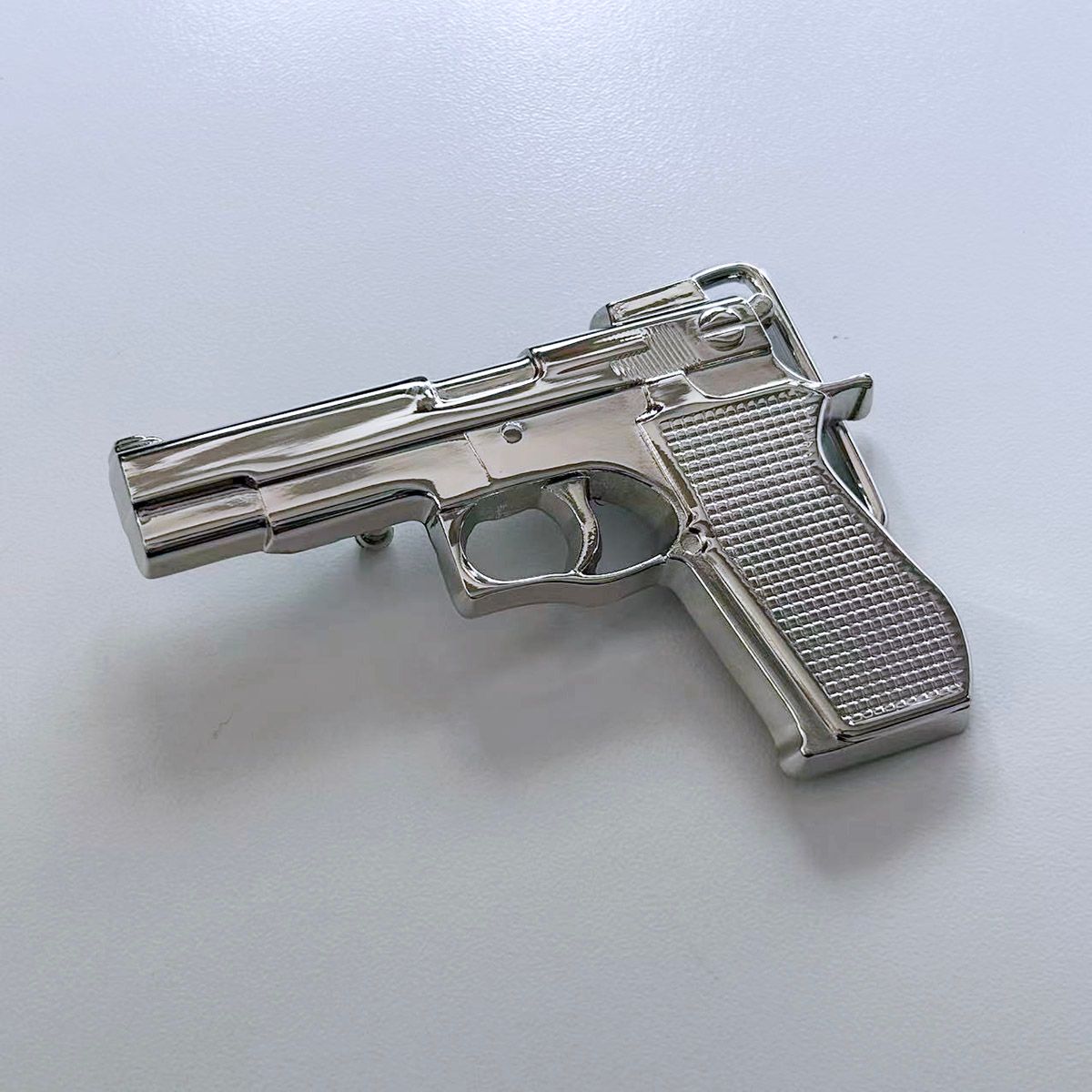 Belt Buckle (Hand Gun Bright) BUCKLE-GU016BR