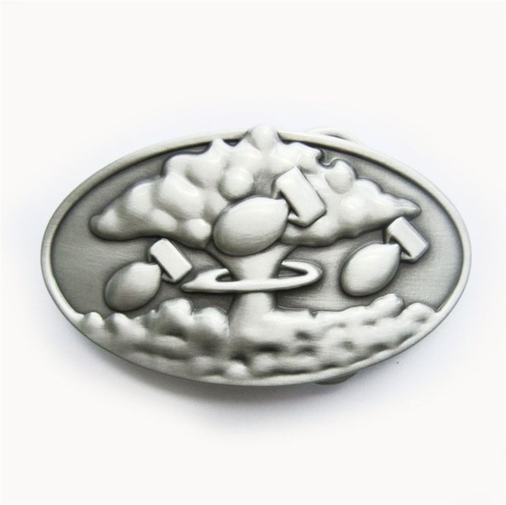 Vintage Style War Bomb Oval Belt Buckle BUCKLE-GU030