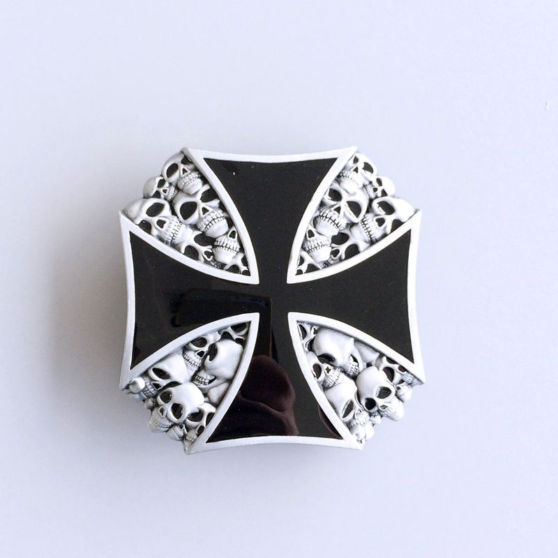 Skull Cross Vintage Belt Buckle Gurtelschnalle Boucle de ceinture BUCKLE-OC023