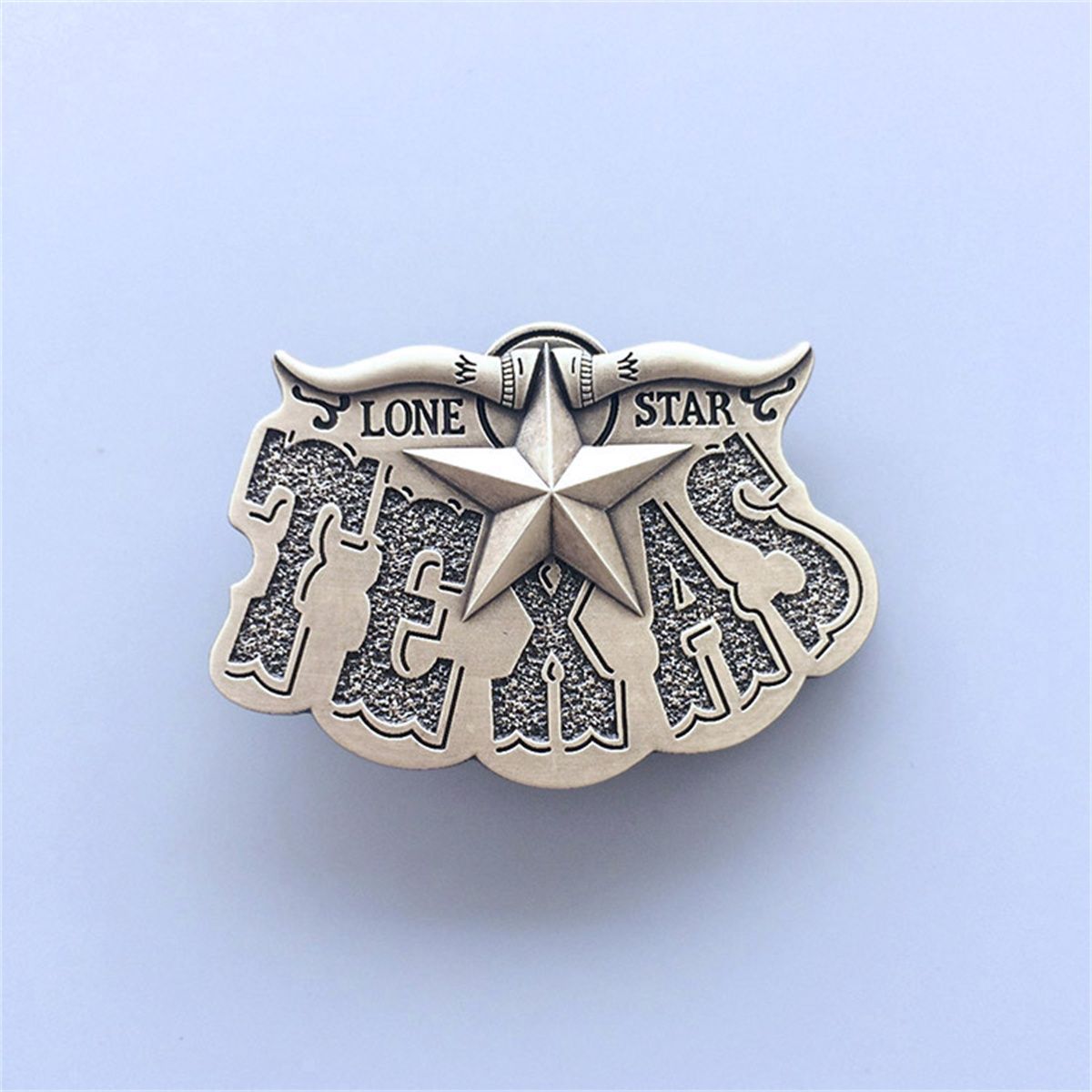 Vintage Bronze Plated Western Star Cowboy Belt Buckle Gurtelschnalle Boucle de ceinture BUCKLE-WT026AB