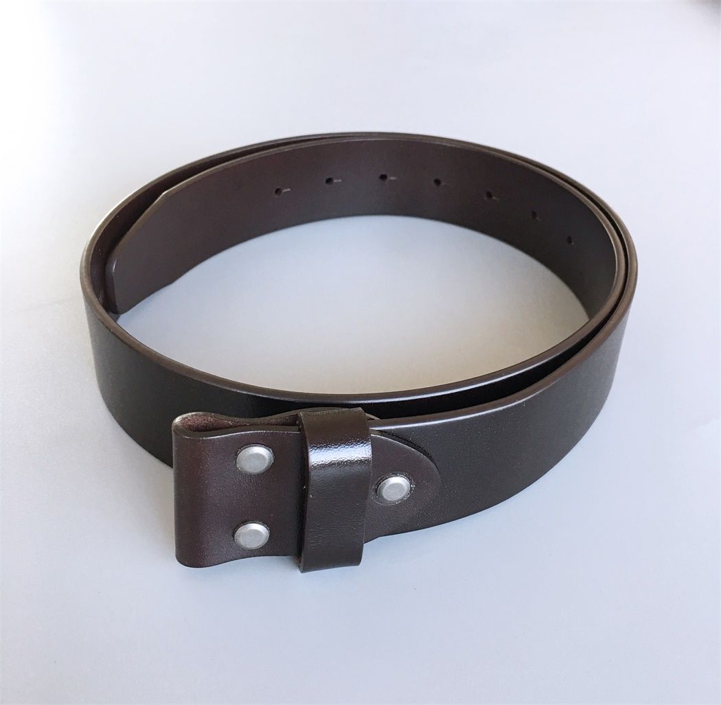 New Dark Coffee Color Real Genuine Leather Belt Screws On Custom Cut to Size Belt BELT1-016BW