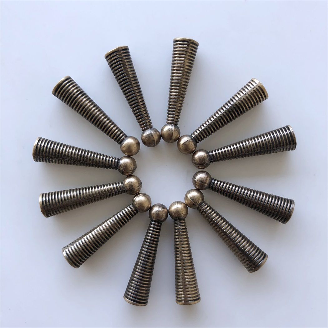 New Vintage Gold Spiral Bolo Tips 24 pcs Per Bid