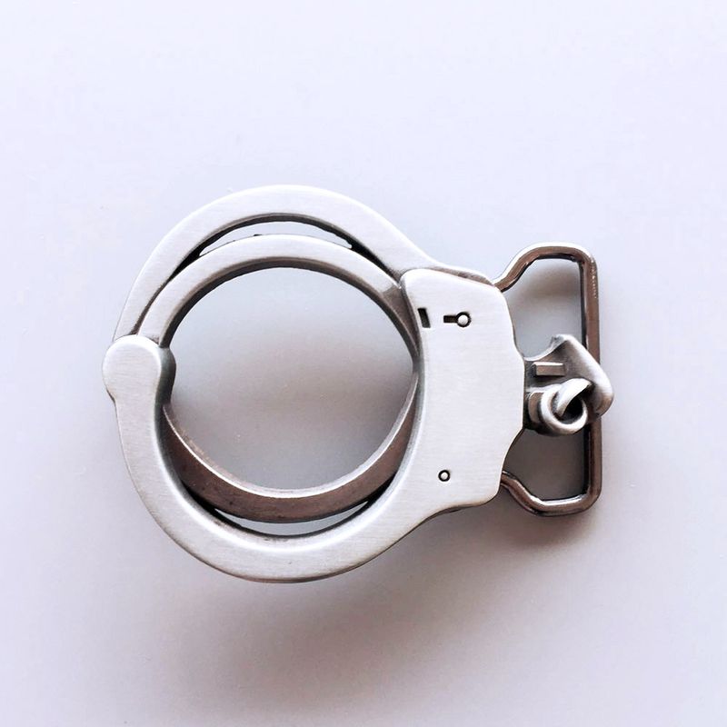 New Vintage 3D Sculpt Handcuffs Shape Belt Buckle Gurtelschnalle Boucle de ceinture BUCKLE-3D054