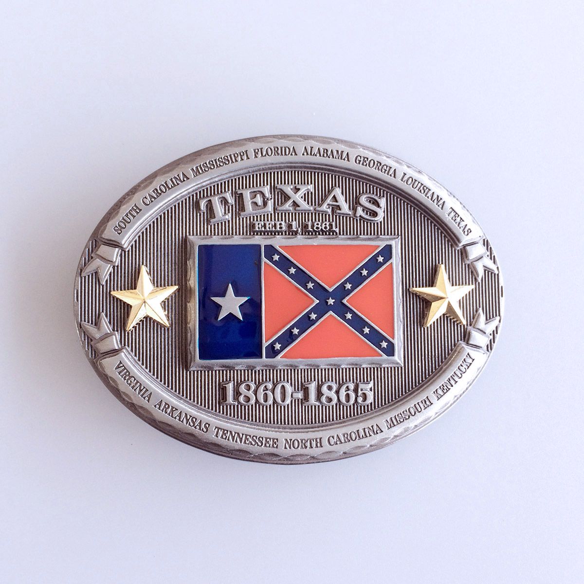 Vintage Flag Oval Belt Buckle Gurtelschnalle Boucle de ceinture FG018