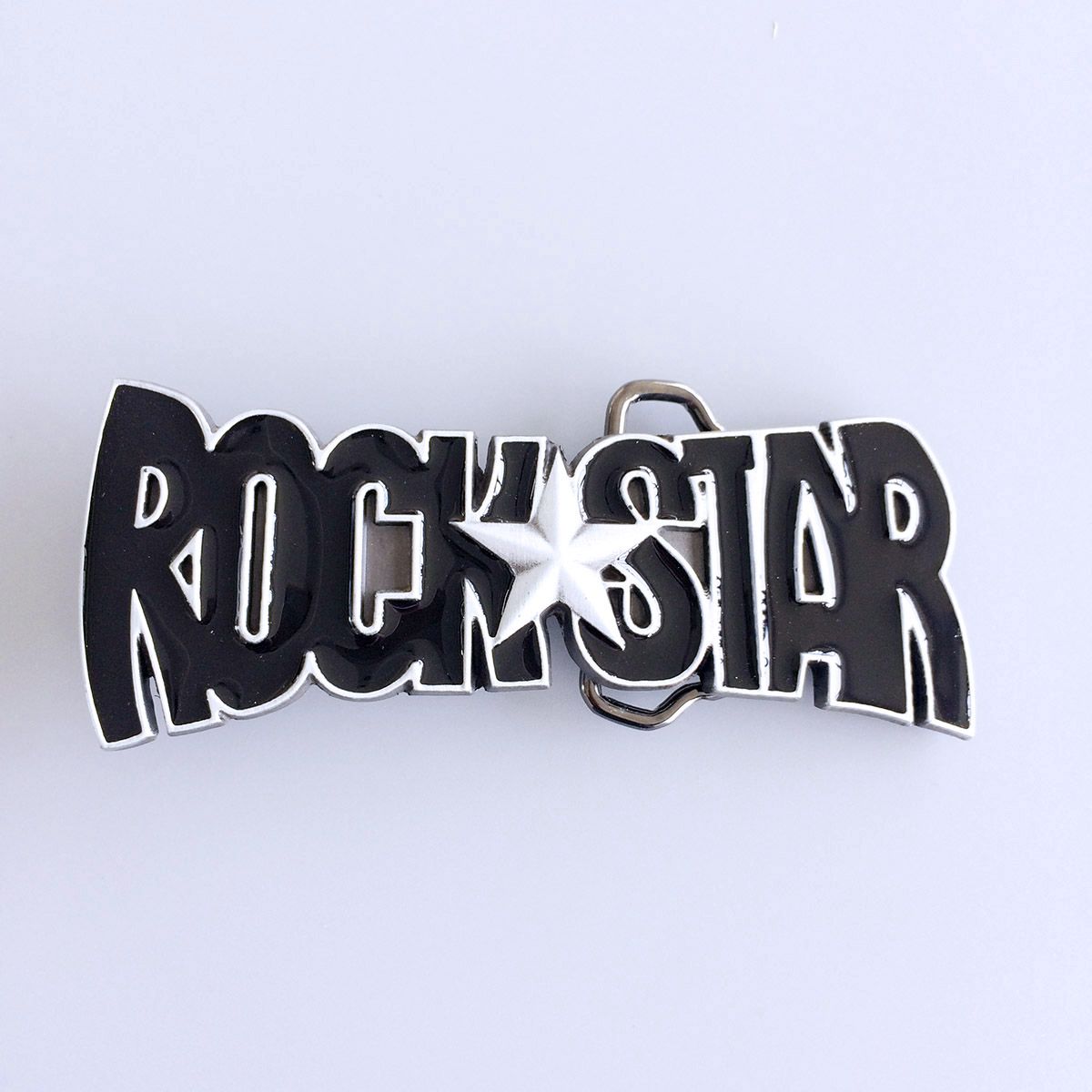 Enamel Star Music Belt Buckle BUCKLE-MU051