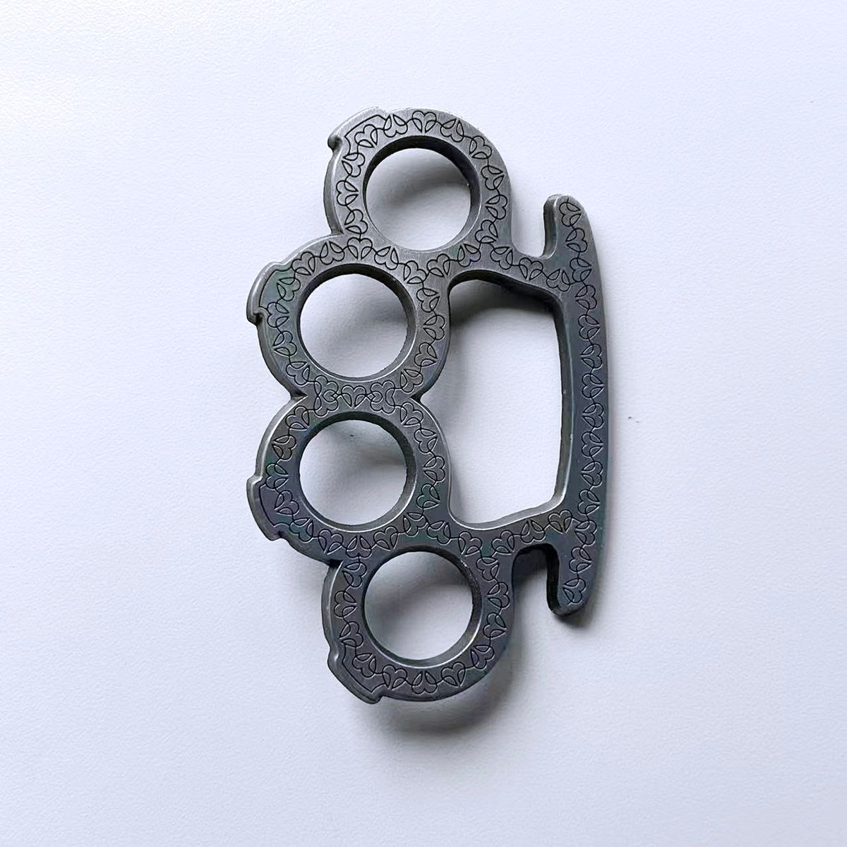 Celtic Pattern Four Rings Vertical Belt Buckle Gurtelschnalle Boucle de ceinture BUCKLE-GU041