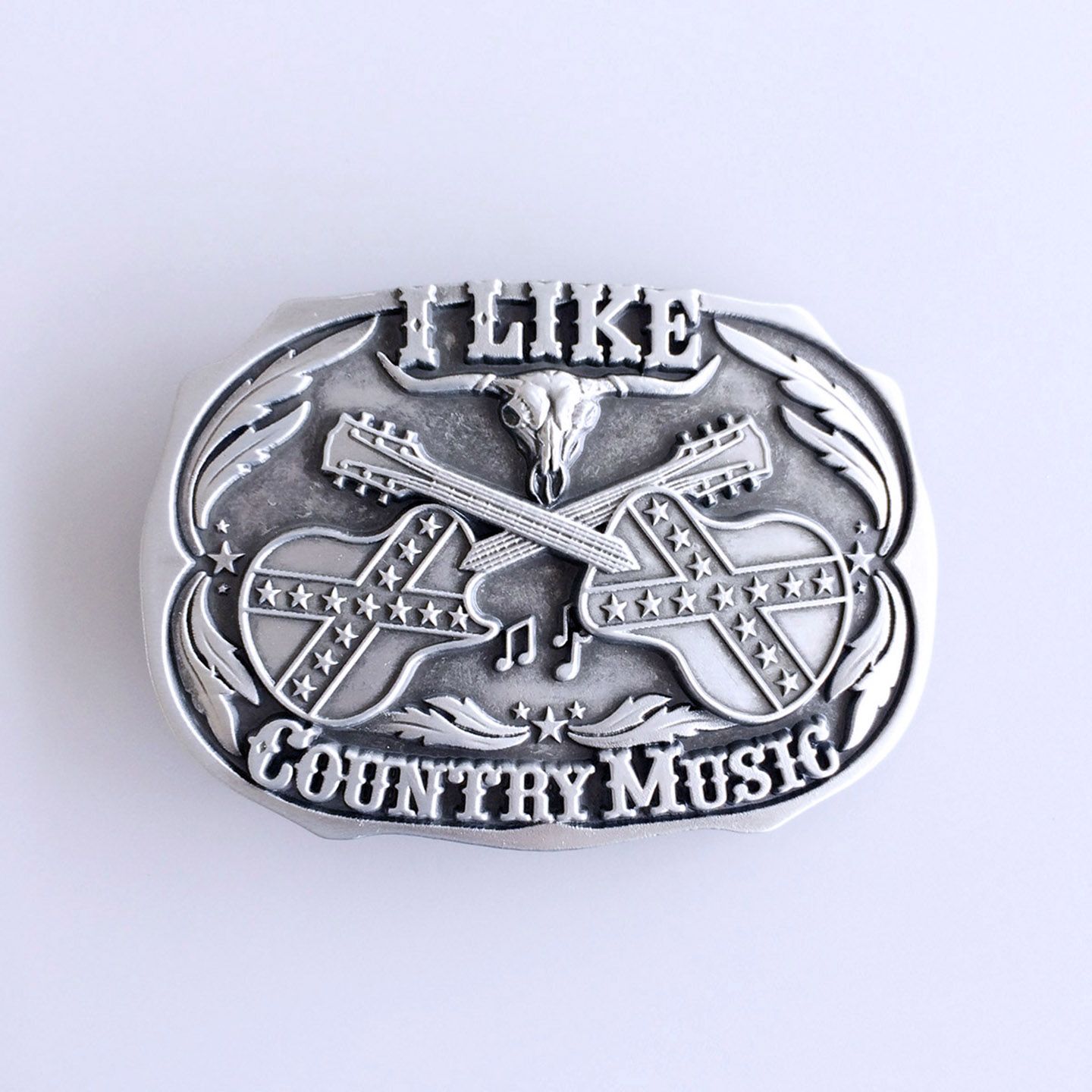 Vintage Western Country Music Belt Buckle Gurtelschnalle Boucle de ceinture BUCKLE-MU069AS