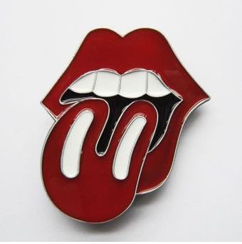 Red Enamel Belt Buckle BUCKLE-MU023