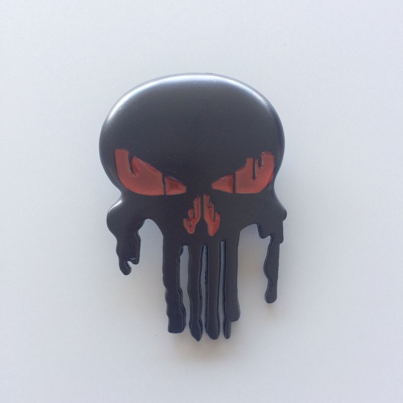 Black Color Skull Belt Buckle BUCKLE-SK018