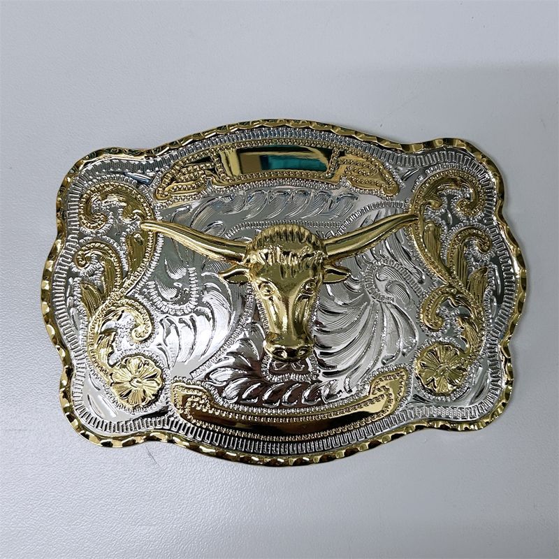 Large Size Western Bull Cowboy Cowgirl Belt Buckle Gurtelschnalle Boucle de ceinture BUCKLE-WT163