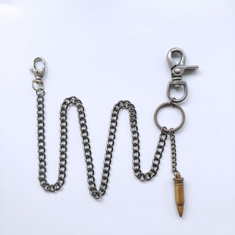 Antique Bronze 3D Cut Out Shape Jeans Waist Wallet Key Chain WALLETCHAIN-002AB