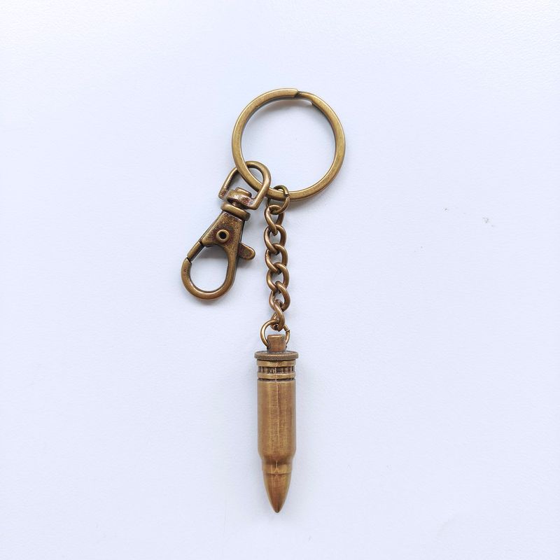 Antique Bronze 3D Sculpt Shape Heavy Metal Charm Pendant Key Ring Key Chain KEYRING-002AB