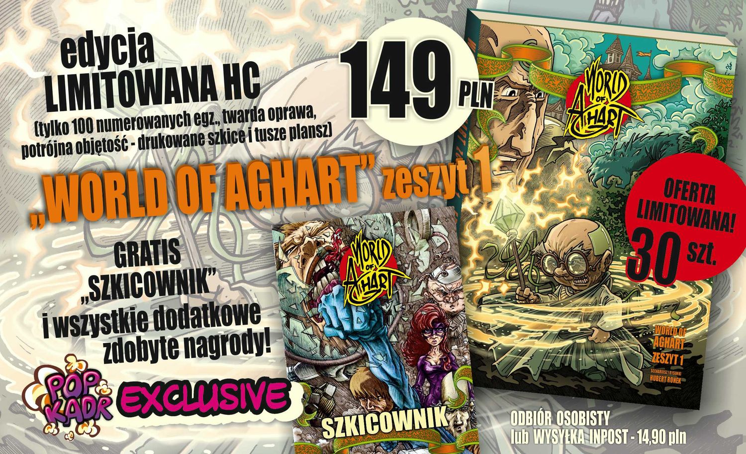 WORLD OF AGHART zeszyt 1 - edycja LIMITOWANA HC