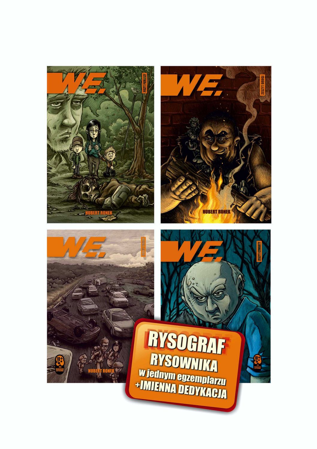 W.E. zeszyty 1-4 ZESTAW