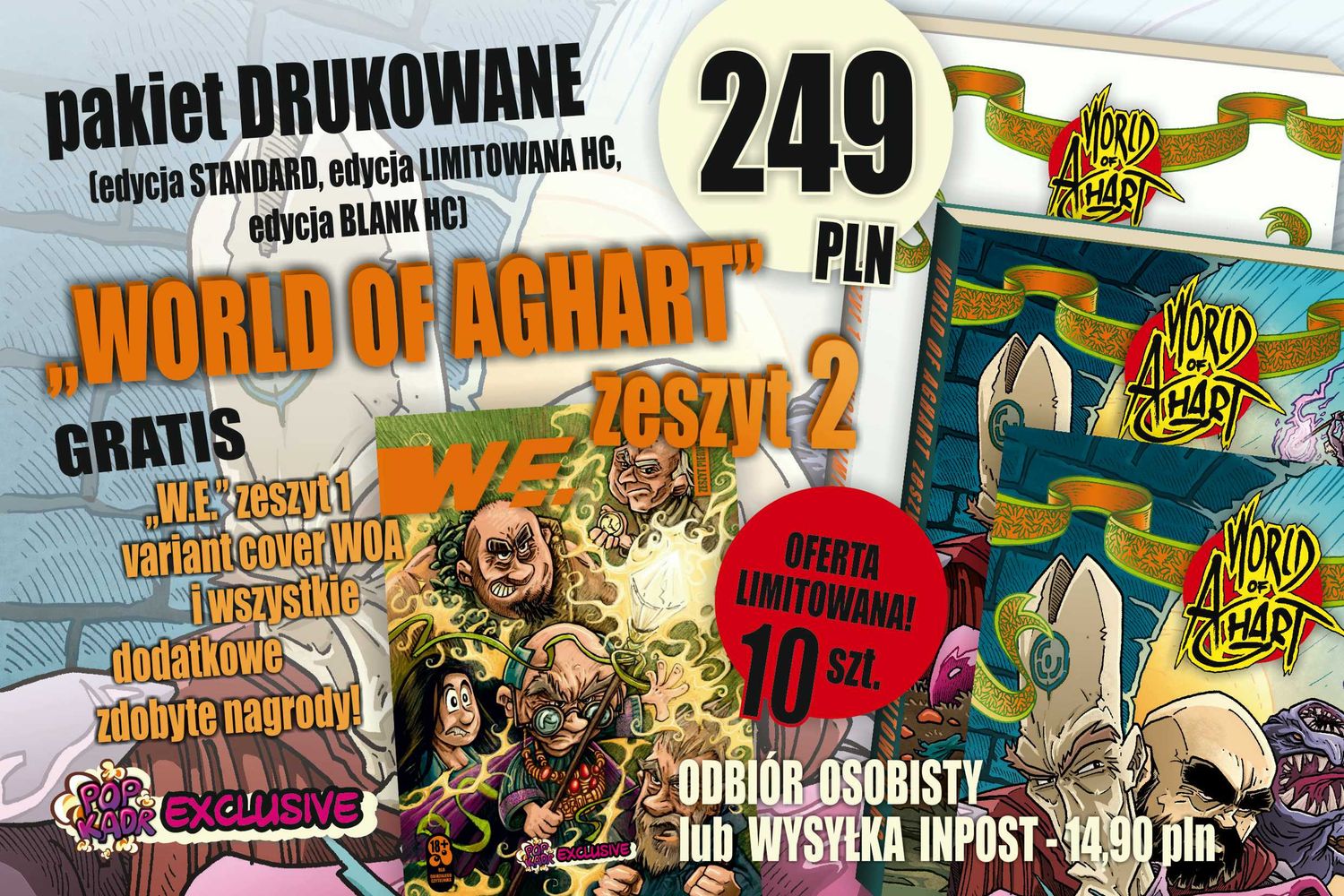 WORLD OF AGHART zeszyt 2 -  PAKIET DRUKOWANE