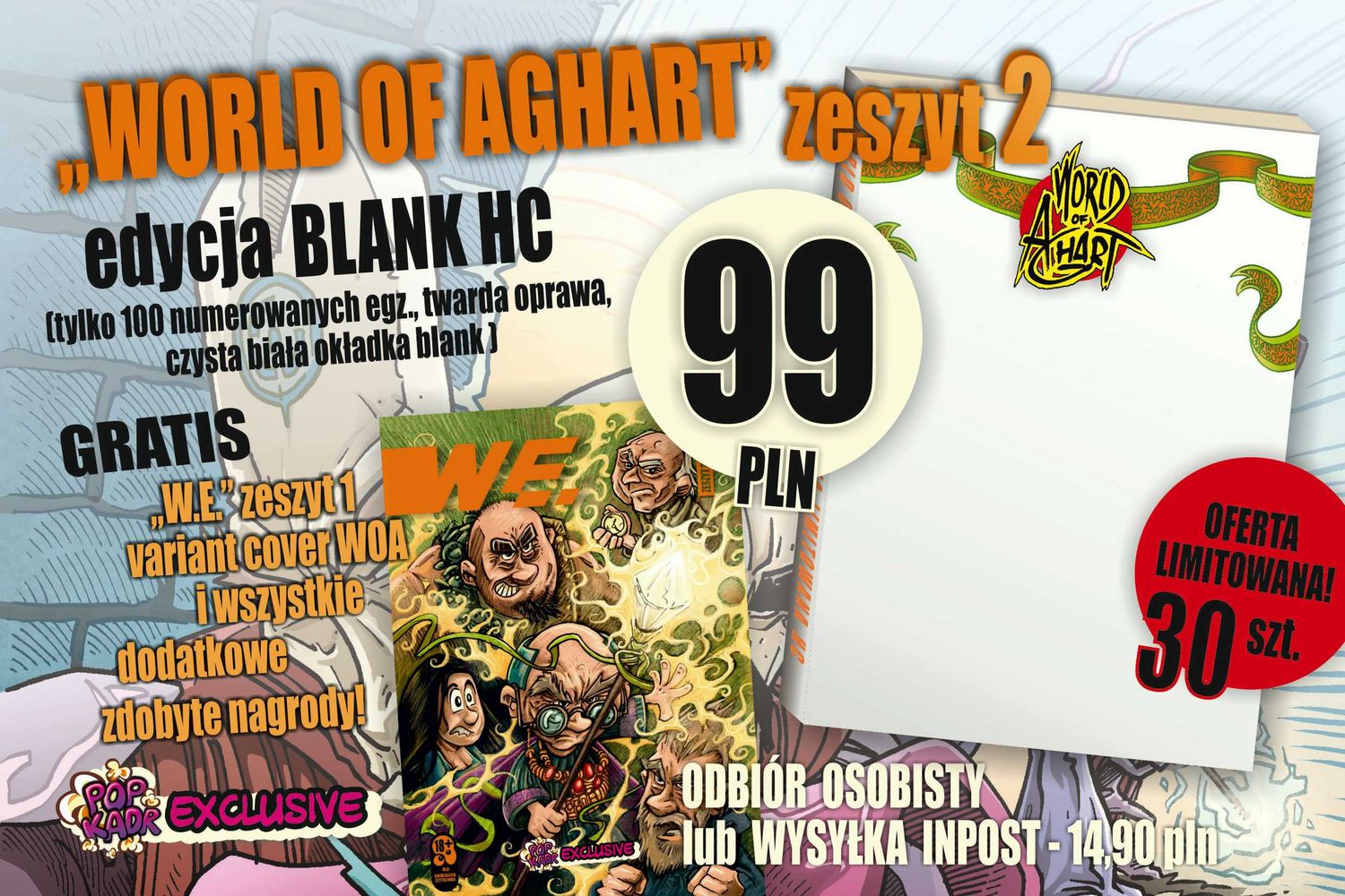 WORLD OF AGHART zeszyt 2 - edycja BLANK HC