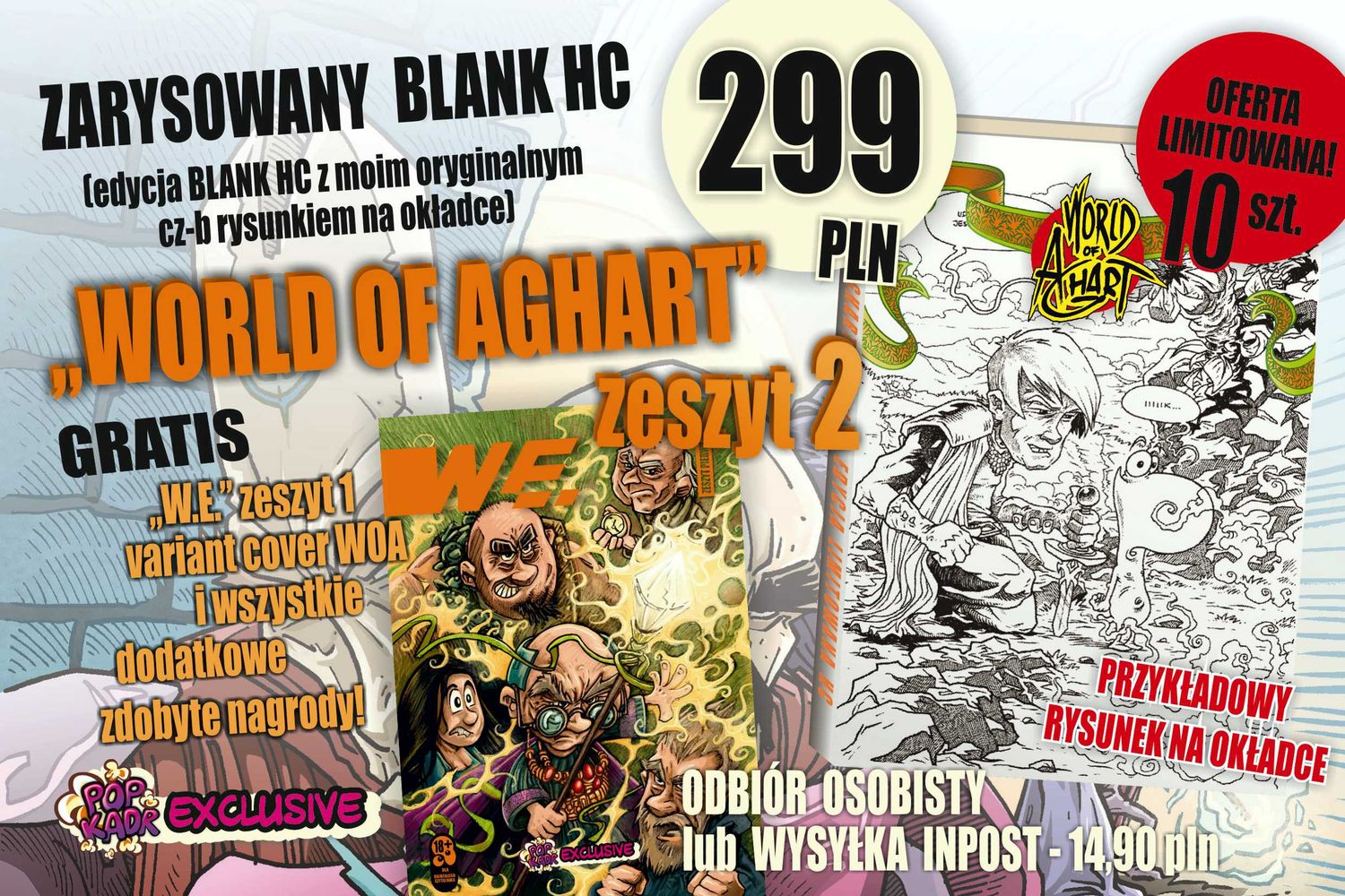 WORLD OF AGHART zeszyt 2 - ZARYSOWANY BLANK