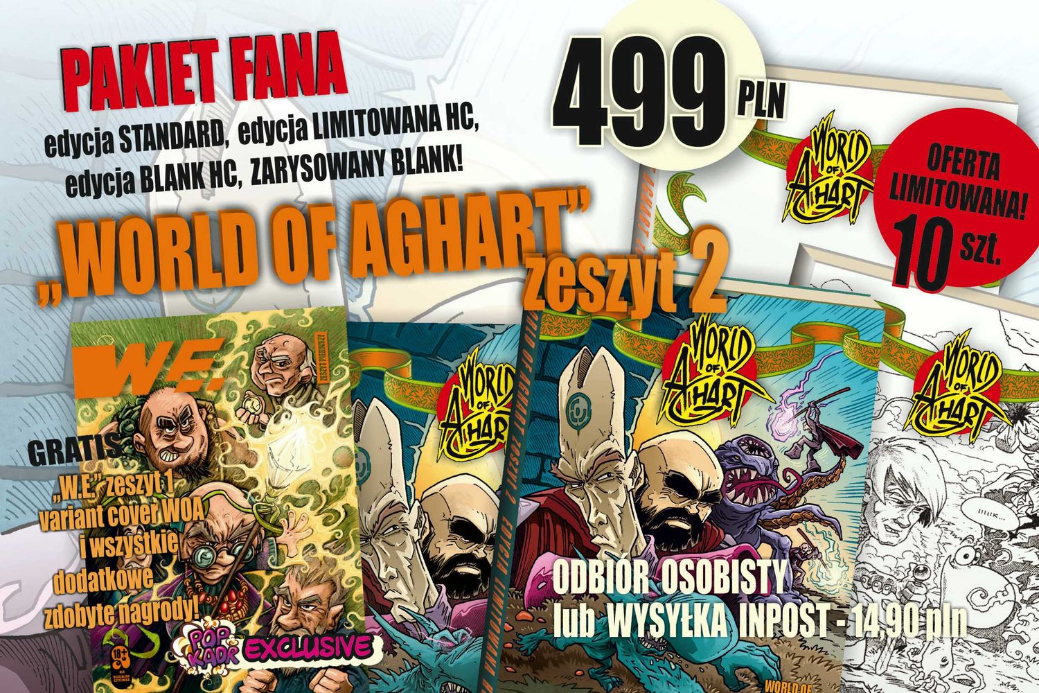 WORLD OF AGHART zeszyt 2 - PAKIET FANA