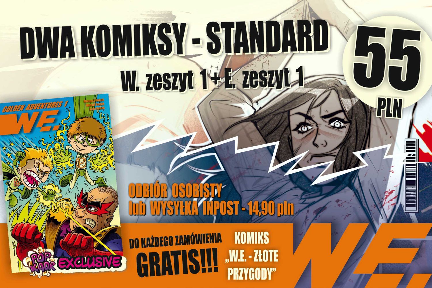 DWA KOMIKSY: W. i E. zeszyty 1 - STANDARD