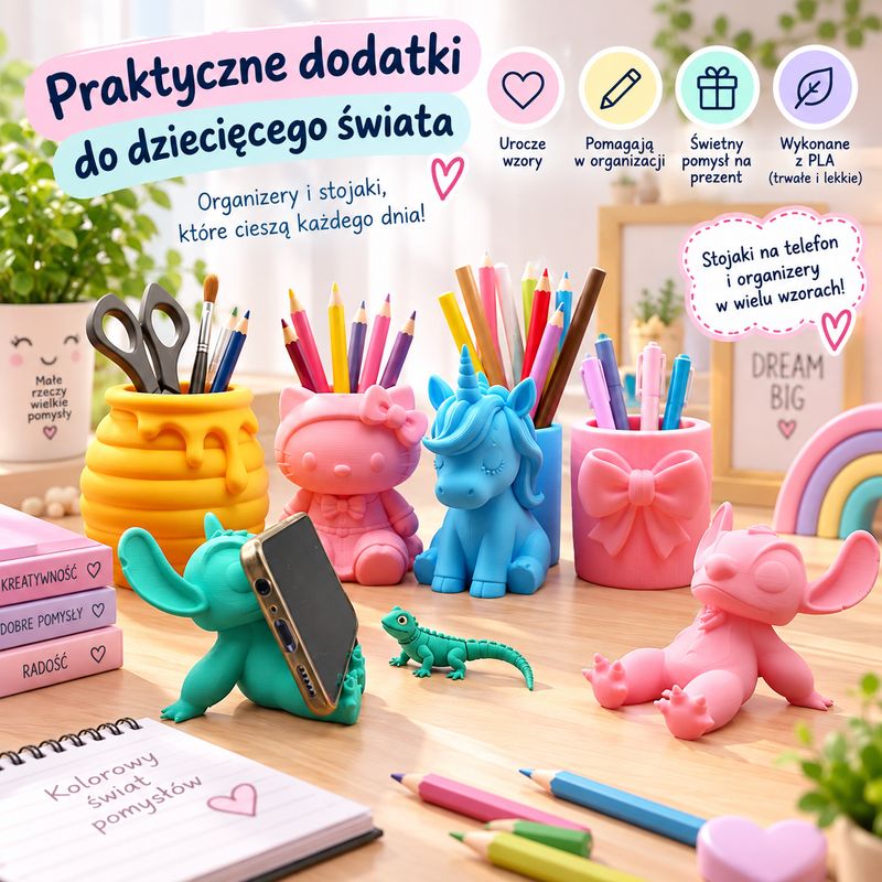 Organizery i stojaki